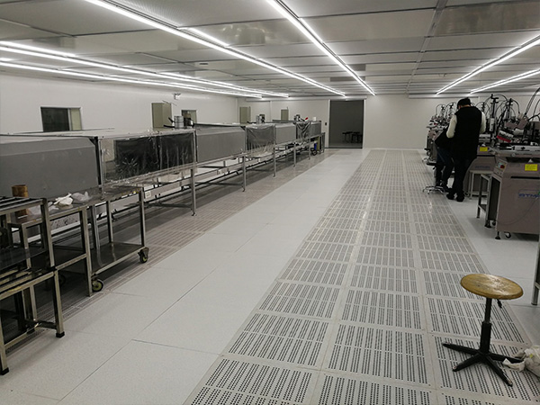 昆山市某麗光電-千級(jí)潔凈廠房裝修工程